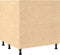 vidaXL - Keukenkast - 75,5x75,5x81,5 - cm - bewerkt - hout - betongrijs