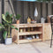 vidaXL - Keukenkast - voor - buiten - 106x55x64 - cm - massief - grenenhout