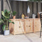 vidaXL - Keukenkast - voor - buiten - 106x55x64 - cm - massief - grenenhout