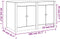 vidaXL - Keukenkast - voor - buiten - 106x55x64 - cm - massief - grenenhout