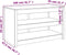 vidaXL - Keukenkast - voor - buiten - 106x55x64 - cm - massief - grenenhout - wit