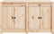 vidaXL - Keukenkast - voor - buiten - 106x55x64 - cm - massief - grenenhout