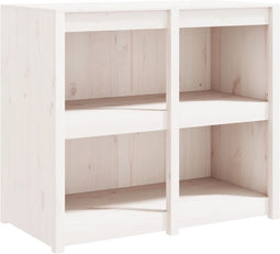 vidaXL - Keukenkast - voor - buiten - 106x55x92 - cm - massief - grenenhout - wit