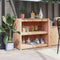 vidaXL - Keukenkast - voor - buiten - 106x55x92 - cm - massief - grenenhout