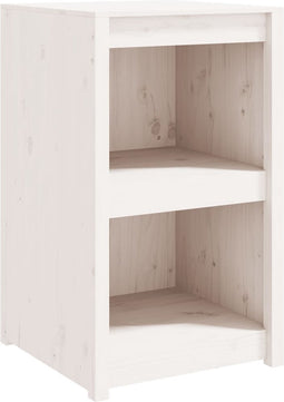 vidaXL - Keukenkast - voor - buiten - 55x55x92 - cm - massief - grenenhout - wit