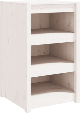 vidaXL - Keukenkast - voor - buiten - 55x55x92 - cm - massief - grenenhout - wit