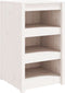 vidaXL - Keukenkast - voor - buiten - 55x55x92 - cm - massief - grenenhout - wit