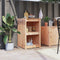 vidaXL - Keukenkast - voor - buiten - 55x55x92 - cm - massief - grenenhout