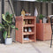vidaXL - Keukenkast - voor - buiten - 55x55x92 - cm - massief - douglashout