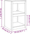 vidaXL - Keukenkast - voor - buiten - 55x55x92 - cm - massief - grenenhout - wit