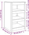 vidaXL - Keukenkast - voor - buiten - 55x55x92 - cm - massief - grenenhout