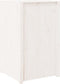 vidaXL - Keukenkast - voor - buiten - 55x55x92 - cm - massief - grenenhout - wit