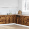 vidaXL - Keukenkastje - 75,5x75,5x81,5 - cm - bewerkt - hout - oud - houtkleurig