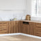 vidaXL - Keukenkastje - 75,5x75,5x81,5 - cm - bewerkt - hout - artisanaal - eiken