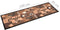 vidaXL - Keukenmat - wasbaar - Coffee - 45x150 - cm - bruin