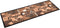 vidaXL - Keukenmat - wasbaar - Coffee - 60x300 - cm - bruin