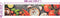 vidaXL - Keukenmat - wasbaar - groenteprint - 60x300 - cm - fluweel