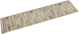 vidaXL - Keukenmat - wasbaar - hekprint - 60x300 - cm - fluweel