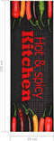 vidaXL - Keukenmat - wasbaar - Hot&Spicy - 45x150 - cm