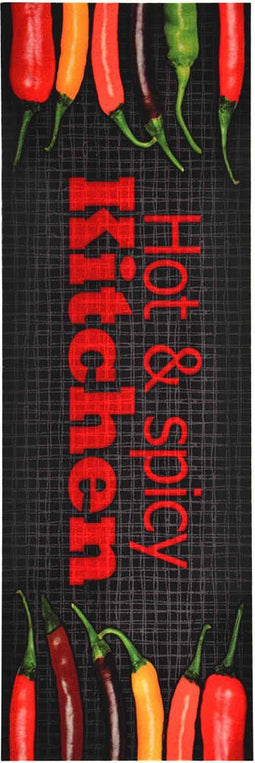 vidaXL - Keukenmat - wasbaar - Hot&Spicy - 60x180 - cm