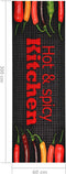 vidaXL - Keukenmat - wasbaar - Hot - & - Spicy - 60x300 - cm