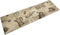 vidaXL - Keukenmat - wasbaar - koffieprint - 45x150 - cm - fluweel - bruin