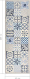 vidaXL - Keukenmat - wasbaar - Mosaic - 45x150 - cm