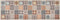 vidaXL - Keukenmat - wasbaar - Mosaic - Colour - 60x180 - cm