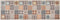 vidaXL - Keukenmat - wasbaar - Mosaic - Colour - 60x300 - cm