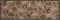 vidaXL - Keukenmat - wasbaar - ochtendprint - 60x180 - cm - fluweel - bruin