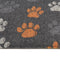 vidaXL - Keukenmat - wasbaar - potenprint - 45x150 - cm - fluweel