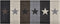 vidaXL - Keukenmat - wasbaar - Stars - 60x180 - cm