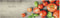 vidaXL - Keukenmat - wasbaar - tomatenprint - 45x150 - cm - fluweel