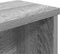 vidaXL - Keukenrek - stapelbaar - 50x15x16cm - bewerkt - hout - grijs - sonoma - eiken