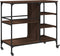 vidaXL - Keukentrolley - 100x45x89,5 - cm - bewerkt - hout - bruin - eikenkleurig