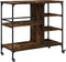 vidaXL - Keukentrolley - 100x45x89,5 - cm - bewerkt - hout - gerookt - eikenkleurig