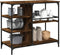 vidaXL - Keukentrolley - 100x45x89,5 - cm - bewerkt - hout - gerookt - eikenkleurig