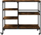 vidaXL - Keukentrolley - 100x45x89,5 - cm - bewerkt - hout - gerookt - eikenkleurig