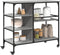 vidaXL - Keukentrolley - 100x45x89,5 - cm - bewerkt - hout - grijs - sonoma - eiken