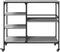 vidaXL - Keukentrolley - 100x45x89,5 - cm - bewerkt - hout - grijs - sonoma - eiken