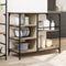 vidaXL - Keukentrolley - 100x45x89,5 - cm - bewerkt - hout - sonoma - eikenkleurig