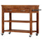 vidaXL - Keukentrolley - 100x48x89 - cm - massief - acaciahout
