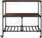 vidaXL - Keukentrolley - 100x50x95 - cm - bewerkt - hout - bruin - eikenkleurig