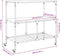 vidaXL - Keukentrolley - 100x50x95 - cm - bewerkt - hout - gerookt - eikenkleurig