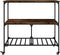 vidaXL - Keukentrolley - 100x50x95 - cm - bewerkt - hout - gerookt - eikenkleurig