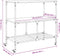vidaXL - Keukentrolley - 100x50x95 - cm - bewerkt - hout - sonoma - eikenkleurig