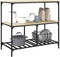 vidaXL - Keukentrolley - 100x50x95 - cm - bewerkt - hout - sonoma - eikenkleurig