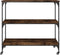 vidaXL - Keukentrolley - 102x50x95 - cm - bewerkt - hout - gerookt - eikenkleurig