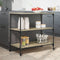 vidaXL - Keukentrolley - 102x50x95 - cm - bewerkt - hout - sonoma - eikenkleurig