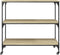 vidaXL - Keukentrolley - 102x50x95 - cm - bewerkt - hout - sonoma - eikenkleurig